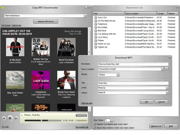 Screenshot of Easy MP3 Downloader