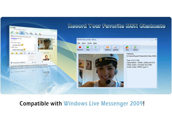 Screenshot of MSN Recorder Max